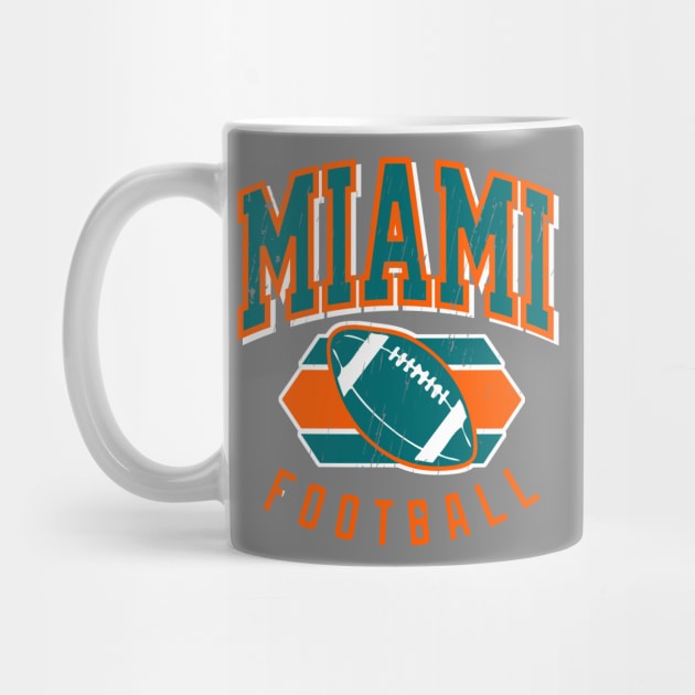 Vintage Miami Football by funandgames